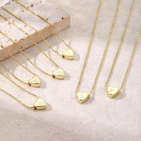 قلادة قلب مزين بالحرف الاول من الاسم