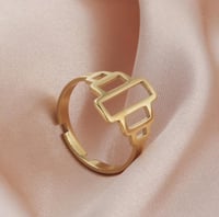 خاتم هندسي مفتوح