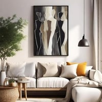 لوحة جدارية فن تجريدي مودرن 2