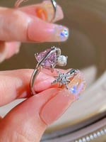 خاتم فخامة النجمة والقلب