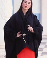 سكارف شتوي بتطريز الحرف