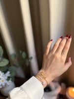 اسواره الاسم مع اللؤلؤ – تصميم حسب الطلب