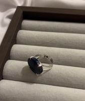 خاتم ملكي فضة مع حفر داخلي