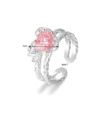 خاتم حب وردية تصميم مميز