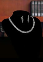 طقم زركون حلقه و سلسال