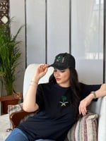 قبعة مطرزة باليوم الوطني