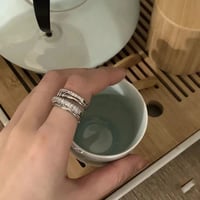 خاتم أنيق مرصع زركون