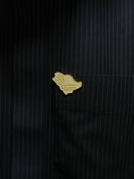 بروش يوم التأسيس بتصميم خريطة المملكة معدن مغناطيس