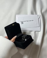 خاتم ملكي محفور فضة 925