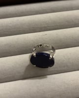 خاتم ملكي فضة مع حفر داخلي