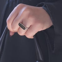 خاتم تاريخ فضه ايطالي عيار 925 - تُصمم على الطلب -...