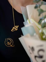 سلسال قلب والاسم مع تنسيق ورد رافال