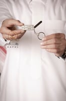 ميدالية مفاتيح بتصميم أنيق مخصص حسب الطلب