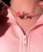 سلسال ورده بينك بالاسم