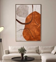 لوحة جدارية فن تجريدي مودرن