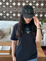 قبعة مطرزة باليوم الوطني