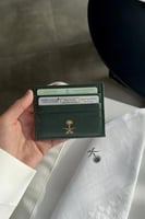 محفظة ملكية - بشعار سيفين ونخلة