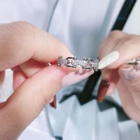 خاتم كوكتيل مزين بالزركون