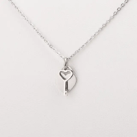 سلسال قلب ومفتاح بألوان متعدده