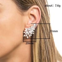 أقراط فاخرة من الزركون