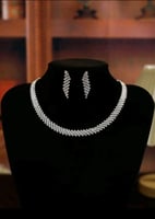 طقم زركون حلقه و سلسال