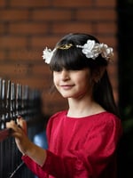 طوق ورد بناتي بالاسم