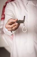 ميدالية مفاتيح بتصميم أنيق مخصص حسب الطلب