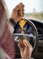 تعليقة يدين مع مسمار بكسرة العود بالاسم