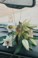 تعليقة كسرة عود بشكل قلب اكرلاك