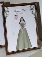 طباعة رسم عرسان جاهز من قِبل العميله