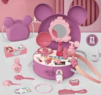 حقيبة المكياج للاميرة الصغيرة 21 قطعة ( مكياج غير...