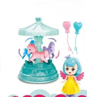 لعبة الملاهي مع دمية