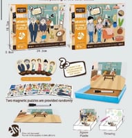 بازل العائلة لزيادة التركيز مكون من قطع مغناطيسية...
