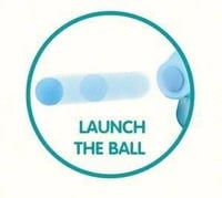 لعبة رمي الكرات الممتعة (لون عشوائي)