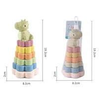 عضاضة ولعبة تركيب الاشكال والالوان من السيلكون