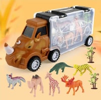 لعبة شاحنة وحيد القرن البرية