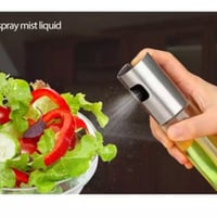 بخاخ زيت من الزجاج وغطاء الاستيل المقاوم للصدأ