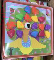 لعبة مطابقة الالوان التعليمية 6 اشكال متنوعة