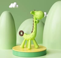 عضاضة الزرافة للأطفال من السيلكون متعددة الاستخدام...