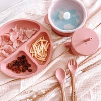 وعاء سيلكون للاكل الآمن للأطفال