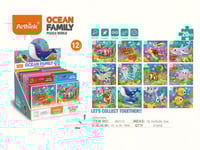 تركيب بازل حيوانات قطعة واحدة شكل عشوائي