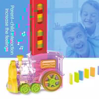 لعبة قطار الدومينو الذكي من 80 قطعة