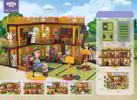 منزل الحيوانات الرهيب مع 4 حيوانات