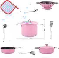 مجموعة قدور المطبخ تفاعلية مع ادواتها ٩ قطع