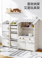 جديد مطبخ ومنظم٢ في ١ تخزين العاب للاطفال