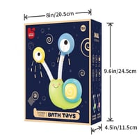 مروش استحمام مزدوج على شكل حلزون ( لعبة استحمام)