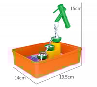 تحدي تجربة تدفق الماء العلمية