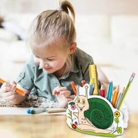 صنع وتلوين مقلمة من الورق المقوى