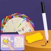 الواح تدريب للاطفال وتمارين متنوعة قابل للمسح