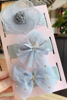 مجموعة ربطات للشعر ورد وفيونكة